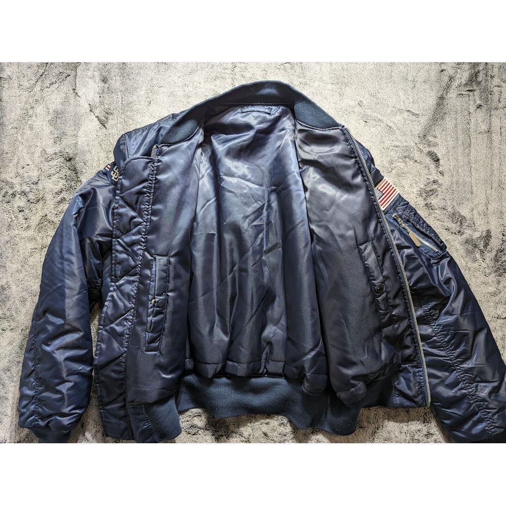 San Diego Padres Bomber Reversible Jacket Men's Size XL Blue - Picture 7 of 12